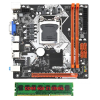 ITX H110 Computer Motherboard with 4G 2133Mhz DDR4 RAM LGA1151 DDR4 Supports 32GB Gigabit Ethernet M.2 Nvme PCI-E 16X