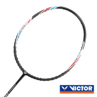 【VICTOR】HX-20H球拍-3U-訓練 羽球拍 羽毛球 空拍 勝利 黑白紅(HX-20H-3U)