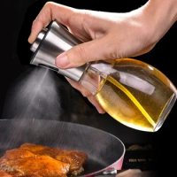 Creative Oil Bottle Soy Sauce Container Olive Oil Vinegar Seasoning Bottle Oil Spray Leakproof Easy Cleaning Kitchen Tool