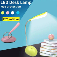 Lampu Belajar Mini Led Table Lamp Desk Lamp Battery Table Light Lampu Meja Study Light Reading Lamp