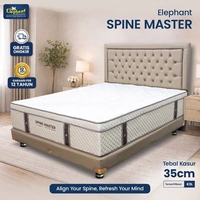 Elephant Spine Master Spring Bed Orthopedic Pocket Spring Komplit Set 160 x 200