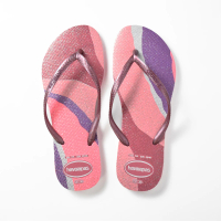 【havaianas 哈瓦仕】女鞋　SLIM PALETTE GLOW系列　粉　型號：00035(巴西品牌、巴西拖鞋、人字拖、夾腳拖)