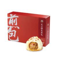【大上海生煎包】麻辣鮮肉包640gx3盒組(8顆/盒_士林夜市排隊美食)