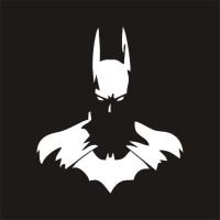 Pelekat Dinding Hiasan Kereta, Pelekat Motosikal, Pelekat Batman Anime Terkenal Accessories Car Hita