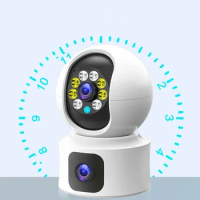 4K 4MP Baby monitor dual screen Children's camera portable monitor home surveillance cameras security-protection