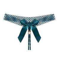 G STRING SEXY NEW PITA PAYET MUTIARA SEKSI CD WANITA PAKAIAN CELANA DALAM WANITA C037 Hijau All Size