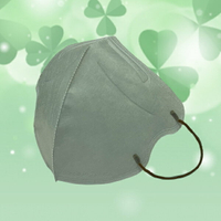 麗正 成人3D醫用口罩(抹茶綠)細耳帶-30入 /單片包裝