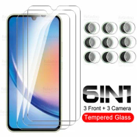 6-in-1 Camera Protective Glass For Samsung Galaxy A34 5G Tempered Glass Screen Protector Sumsung A 34 34A A346B 2023 Lens Film