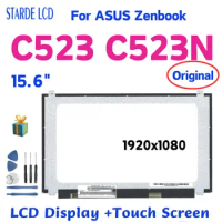 15.6 inch For Asus Chromebook C523 LCD Display Touch Screen Digitizer Assembly For ASUS C523N Replacement Part 1920x1080