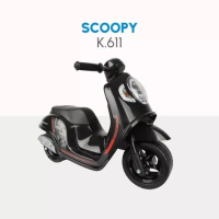 Motor Mainan Anak Balita Dorong Manual PMB Scoopy PCX RAID K612 K613 - K611 Hitam