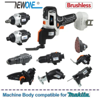 Compatible MAKITA18V Brushless Oscillating tool &amp; drill screwdriver jig/reciprocating/circular saw chainsaw sander Combo kit