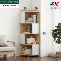2X Decor - Kệ Góc Tường Kệ Góc Trang Trí Mẫu Mới 4 Tầng - 2X015