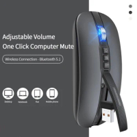 M113 USB 2.4G Bluetooth-Compatible Wireless Mouse Dual Mode 2400DPI Mouse Wireless Mouse