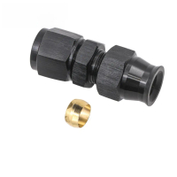 AN6 Swivel Fuel Line Adapter Connector 5 16 3 8 Necking Hard Wire Brass for General