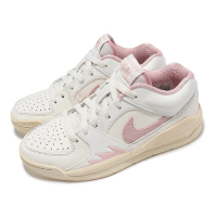 NIKE 耐吉 休閒鞋 Wmns Jordan Stadium 90 女鞋 白 粉 皮革 緩衝 AJ 運動鞋(FB2269-160)