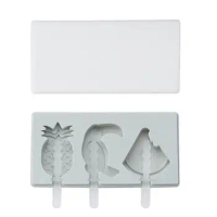 Ice Pop Maker Non-stick Easy to Clean Silicone Summer Ice Cube Tray Mold Mini Silicone Ice Cream Mould
