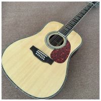 12 String Acoustic Guitar, Rosewood Fingerboard, Abalone Inlay, Free Shipping