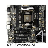 For ASRock X79 Extreme4-M Desktop Motherboard X79 LGA 2011 DDR3 Mainboard 100% Tested OK Fully Work Free Shipping