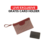 BEYA MIKKA POUCH WALLET Houndstooth - DOMPET MUAT HP + GRATIS DOMPET CARD HOLDER