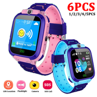 6-1PC S9 Kids Smart Watch HD Photography Camera Voice Chat Game SOS Call Monitor LBS Tracker Location Wrist Watches For Children