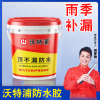 【台灣公司 超低價】沃特浦頂不漏防水材料防水補漏膠補漏王裂縫滲水補漏外墻防水涂料