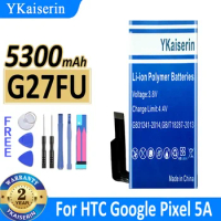 5300mAh YKaiserin Battery G27FU For HTC Google Pixel 5A Bateria