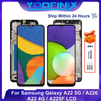 For Samsung Galaxy A22 4G LCD SM-A225F SM-A225M Display Touch Screen For Samsung Galaxy A22 5G LCD A226 Display Replace Parts