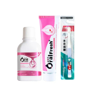 【歐樂芬】產孕婦入門組合 蜂膠保健液300ml+蜂膠牙膏120g+專業護齦牙刷(孕婦專用-溫和不含西藥/無氟配方)