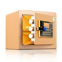 保險櫃  全能保險櫃 家用小型保管箱 全鋼密碼防盜 迷你入牆保險箱辦公  WD