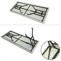 【品築家具】塑鋼折合桌 122X76(貨品僅能下一樓車邊不定位及上樓)