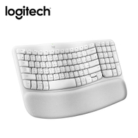 【Logitech 羅技】Wave Keys 人體工學無線鍵盤 珍珠白【三井3C】