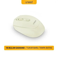 UNEED Mouse Wireless 2.4GHz DPI Adjustment with Auto Sleep - UMS521 Ivory