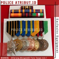 Satyalencana Mendali PDH PDU Set Nararya 8 16 24 Tahun Bhayangkara Gom Darmanusa