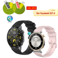 Silicone strap for huawei watch GT4 GT 4 strap watch band Sports wristband huawei watch GT4 GT 4 film Screen Protector