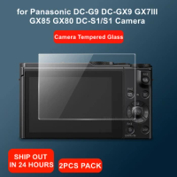 2PCS Camera Original 9H Camera Tempered Glass LCD Screen Protector for Panasonic DC-G9 DC-GX9 GX7III GX85 GX80 DC-S1/S1 Camera