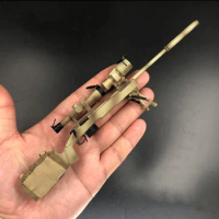 ZY8024B 1/6 Male Soldier M40A5 Plastic Sand-colored Sniper Rifle Model for 12''