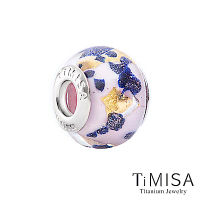 TiMISA 地球-粉(11mm)純鈦琉璃 墜飾串珠