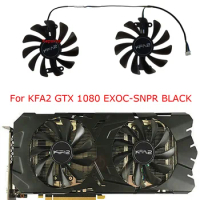 2Pcs/Set,GPU Cooler,Video Card Fan,For KFA2 GTX1070 Ti EX GTX 1080 1070 EXOC,Graphics VGA Cards Cooling