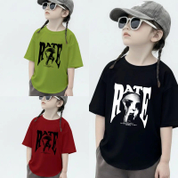 Kaos Oval Distro OVERSIZE RATE PUTIH Anak Usia 4-16 Tahun/Baju Oval Oversize Anak/Atasan Oval Kaos P