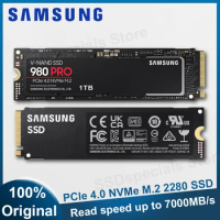 SAMSUNG 980 PRO PCIe 4.0 NVMe SSD Internal Solid State Disk 1TB 2TB M.2 2280 Hard Drive for PS5 Mini PC Laptop Gaming SSD Disk