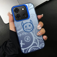 Vỏ ốp điện thoại cho Infinix SMART7SMART 7PLUS X6517 SMART 7HD Devil, bán trong suốt, siêu mỏng, mờ