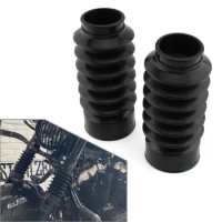 1Pair Motorbike Rubber Shock Absorbers Cover Gaiters Front Fork Boot Tube Slider For Harley X48 2016-2022