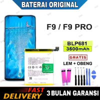 ( FREE BONUS ) BATERAI BATRE BLP681 / F9 / F9 PRO ORIGINAL BERGARANSI - 0PPC F9 Battery - 0PPC F9