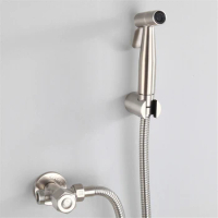 Toilet Bidet Faucets Sprayer Handheld Bidet Sprayer Stainless Steel Bidet Spray G1/2 Kitchen Bathroom Shower Tap self Cleaning