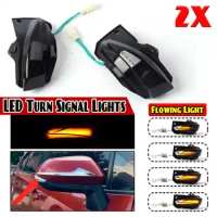 2x Flowing LED Turn Signal Light For Toyota Corolla Sienta Yaris Cross Corolla Levin Hatchback E210 Side Mirror Indicator Lamp