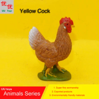 Hot toys: Cock simulation model Animals kids toys children educational props