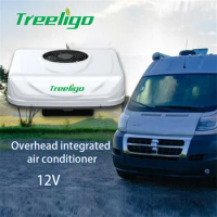 Treeligo15000BTU RV Rooftop Parking air Conditioner 12V Electric Cooling Car AC Unit for Truck Camper Van Caravan Motorhome
