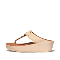 Flitta Stud-Buckle รองเท้าแตะแบบหูหนีบผู้หญิง รุ่น FQ8-A20 สี Stone Beige