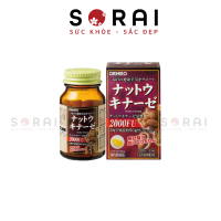 Viên uống chống đột quỵ, tai biến Natto Kinase 2000FU Orihiro Nhật Bản hộp 60 viên
