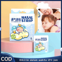 8pcs Breatheasy Patch Koyo Hidung Tersumbat Patch Hidung Tersumbat Tempelan Hidung Tersumbat